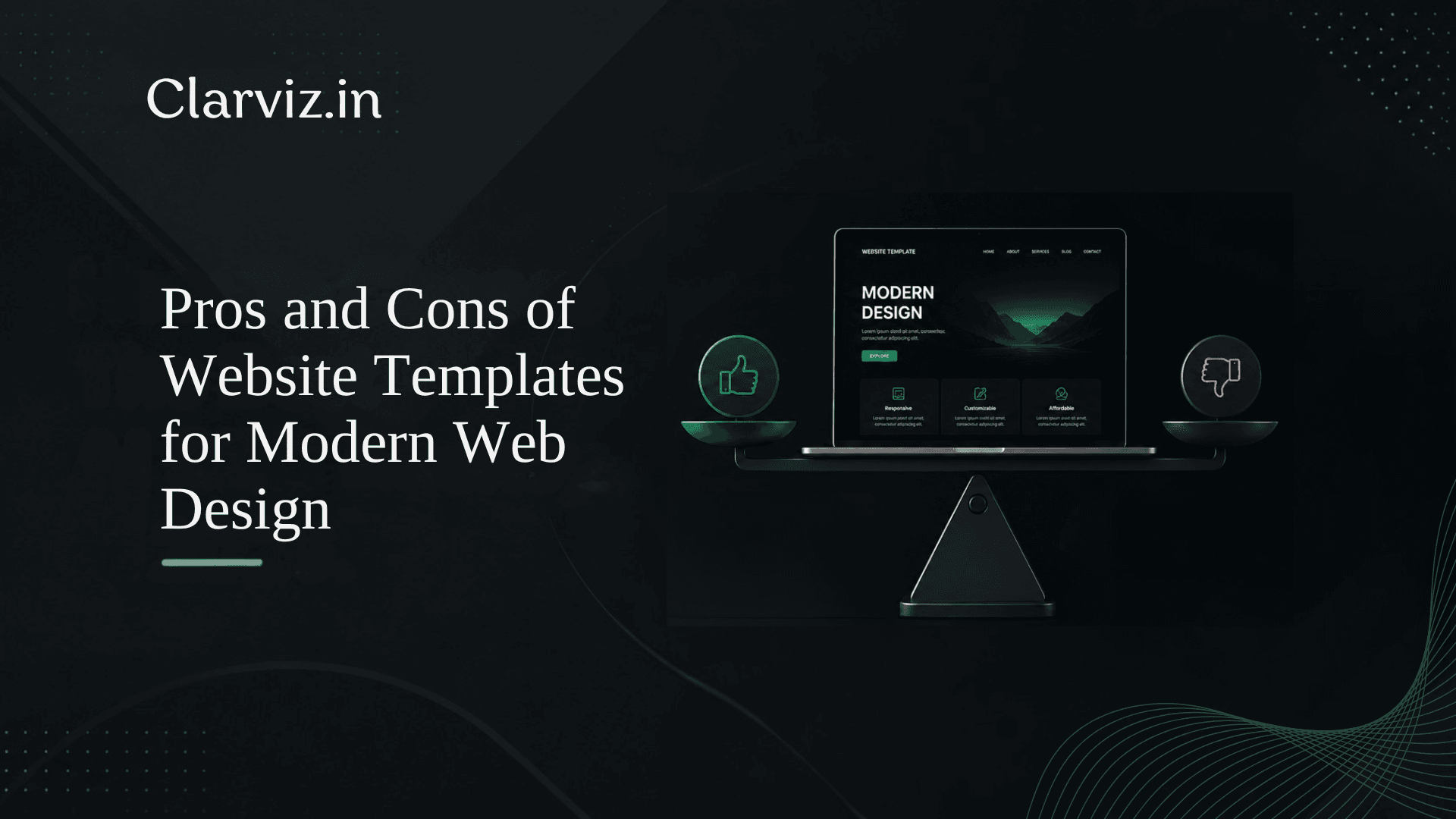 pros and cons of website templates for modern web design best digital marketing agency in hsr layout, bangalore
