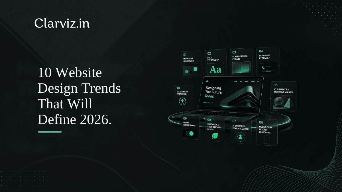 10 website design trends that will define 2026. best digital marketing agency in hsr layout, bangalore