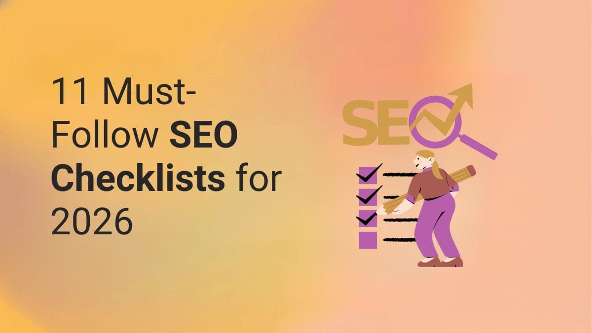 11 seo checklists for 2026
